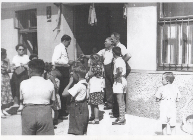 Kirtag in Frauendorf, 1955